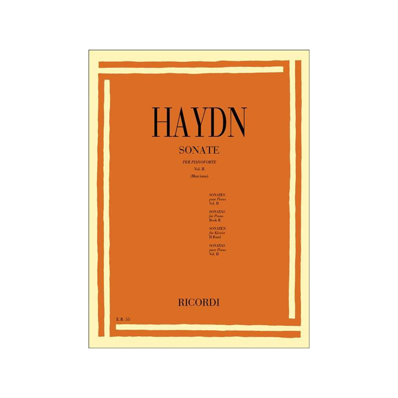 FRANZ JOSEPH HAYDN - SONATE PER PIANOFORTE VOL. 2 - PIANOFORTE