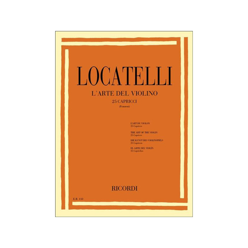 L'ARTE DEL VIOLINO - PIETRO LOCATELLI