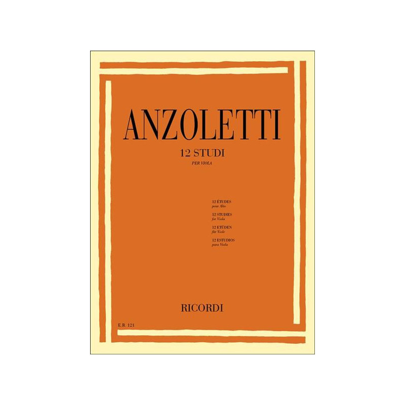 12 STUDI - MARCO ANZOLETTI - VIOLA