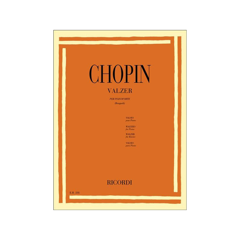 CHOPIN - 19 VALZER PER PIANOFORTE - ED. RICORDI