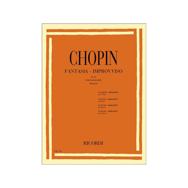 FANTASIA - IMPROVVISO OP.66 - CHOPIN - PIANOFORTE
