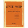 48 ROMANZE SENZA PAROLE - MENDELSSOHN - PIANOFORTE