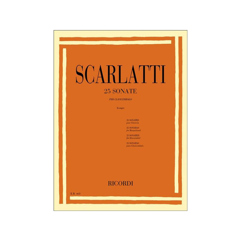D. SCARLATTI - 25 SONATE PER CLAVICEMBALO