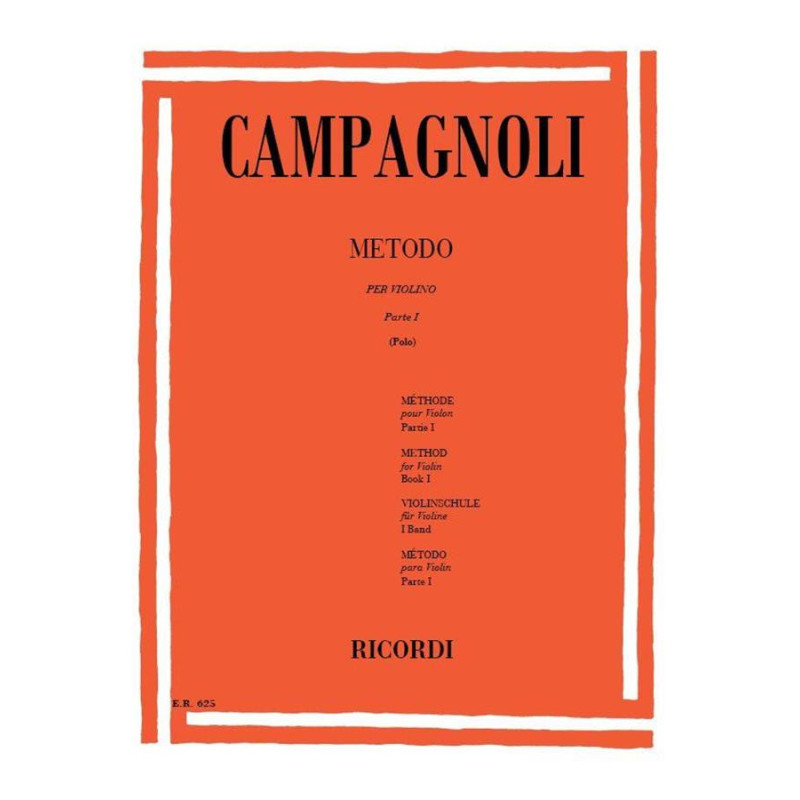 Metodo per violino - Parte I - B. Campagnoli - rinnovato da Enrico Polo