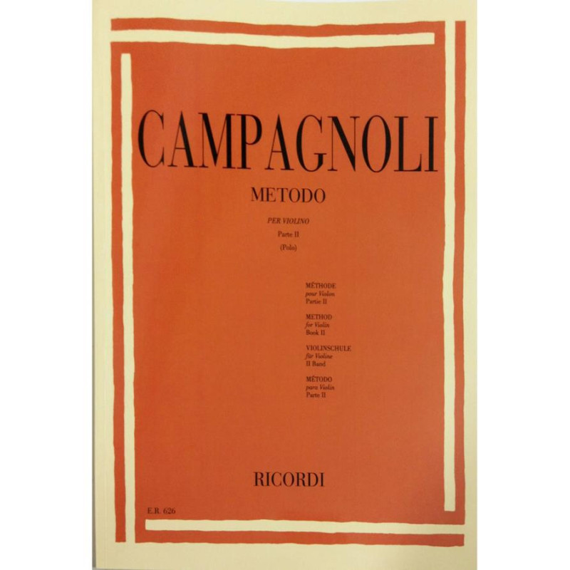 Metodo per violino - Parte II - B. Campagnoli - rinnovato da Enrico Polo