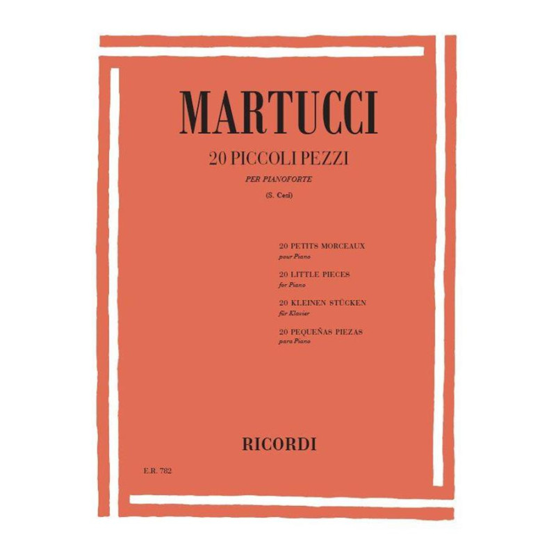 20 Piccoli Pezzi - Giuseppe Martucci - Per Pianoforte