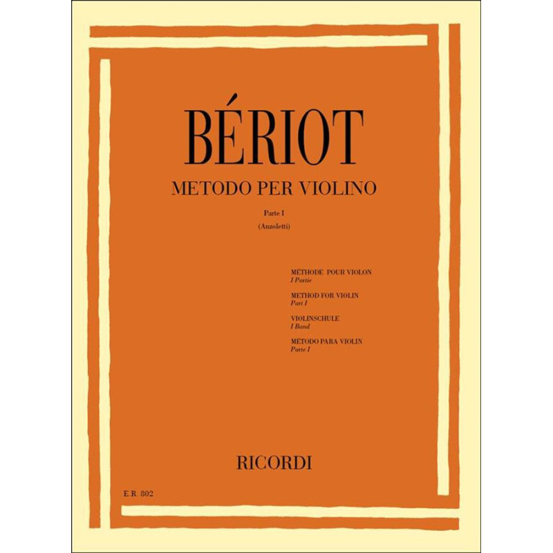 Metodo Per Violino - Parte 1 - Charles Auguste de Bériot