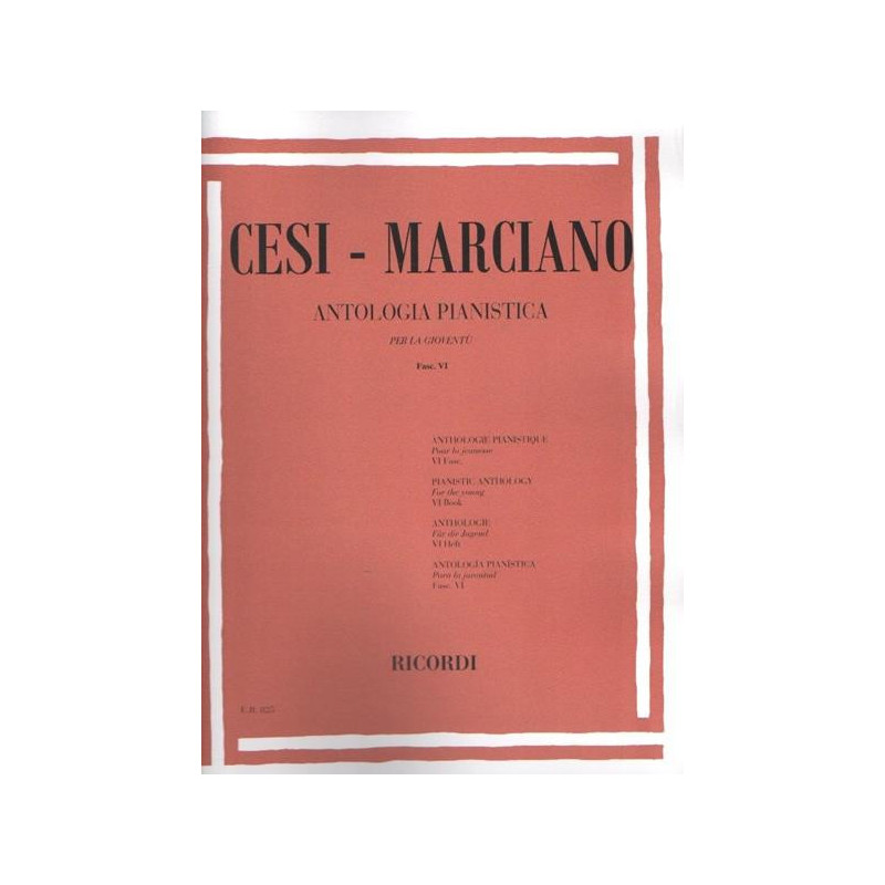 CESI - MARCIANO - ANTOLOGIA PIANISTICA PER LA GIOVENTU' - FASCICOLO 6