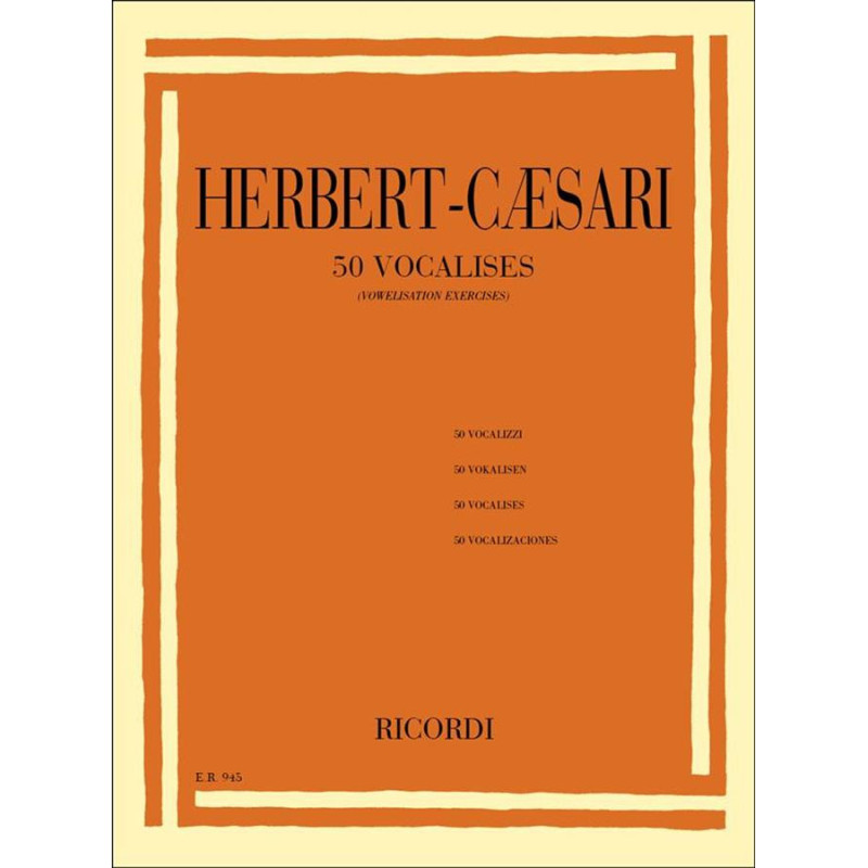 50 Vocalises - Edgar Herbert -  Mezzo Voice