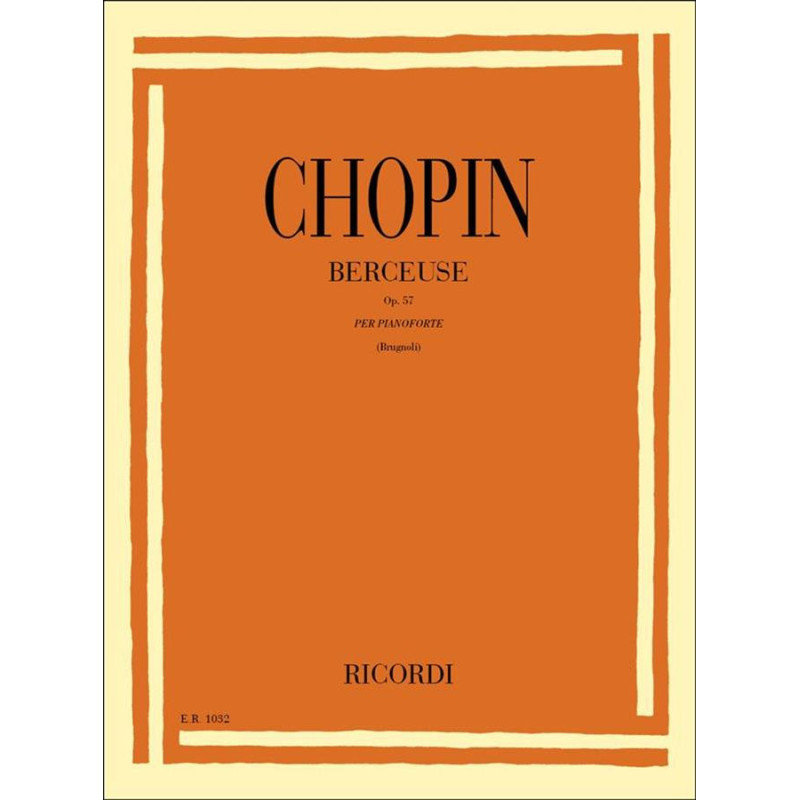 Berceuse In Re Bem. Op. 57 - Frédéric Chopin - Pianoforte