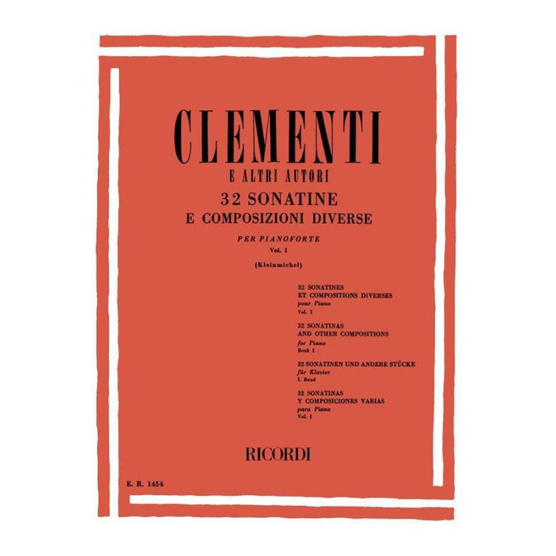 32 Sonatine E Composizioni Diverse - Clementi - Pianoforte - Kleinmichel