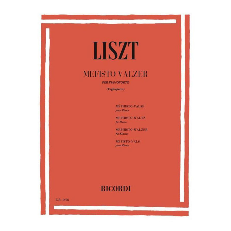 Mefisto - Valzer N.1 - Liszt -  Dance In The Inn Dal Faust Di Lenau - Pianoforte