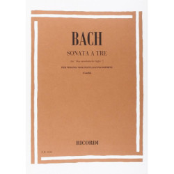 Sonata A Tre Da Das Musikalische Opfer - Bach -  violino violoncello