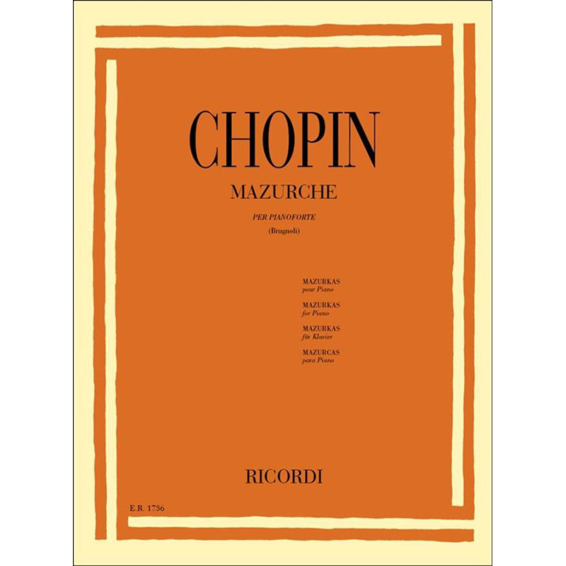 57 Mazurche - Frédéric Chopin -  Per Pianoforte