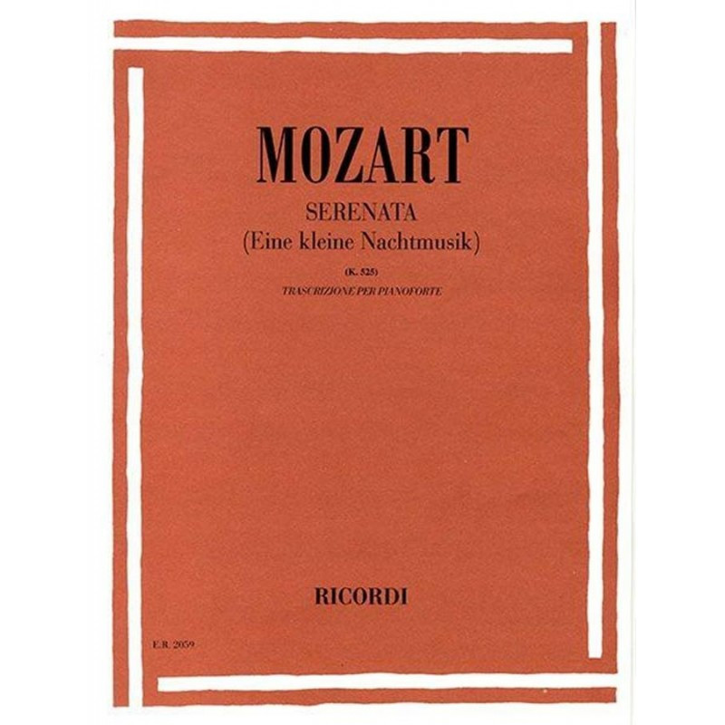 Serenata - Wolfgang Amadeus Mozart -  Pianoforte