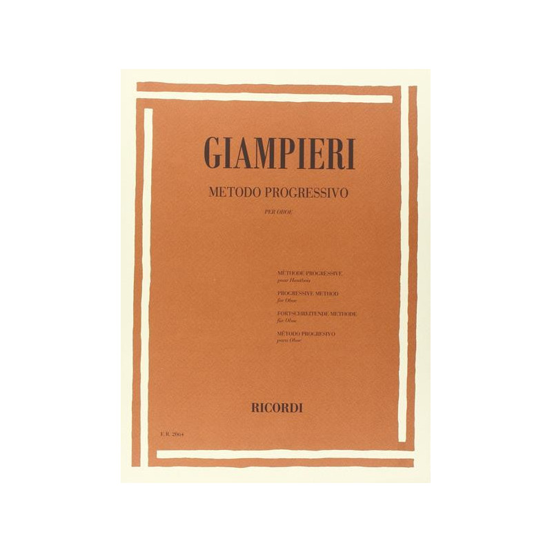METODO PREGRESSIVO PER OBOE - GIAMPIERI