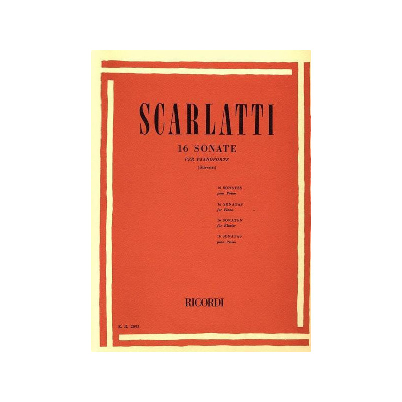 D. SCARLATTI - 16 SONATE PER PIANOFORTE