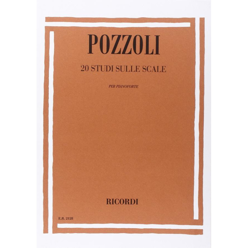 20 Studi Sulle Scale - Ettore Pozzoli - Pianoforte