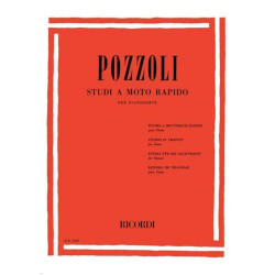 E. POZZOLI - STUDI A MOTO RAPIDO - PIANOFORTE