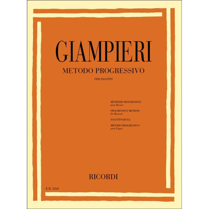 Metodo Progressivo - Alamiro Giampieri - Per Fagotto