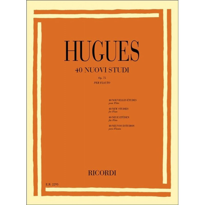 40 Nuovi Studi Op. 75 - Luigi Hugues - Flauto