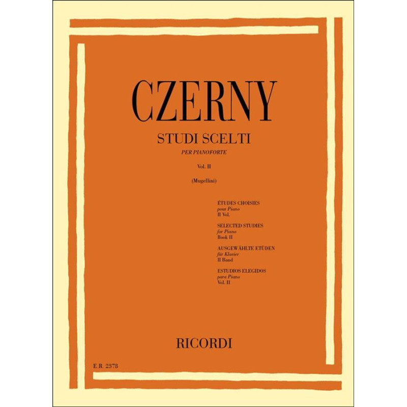 Studi Scelti - Volume 2 - Carl Czerny - Per Pianoforte -  Bruno Mugellini