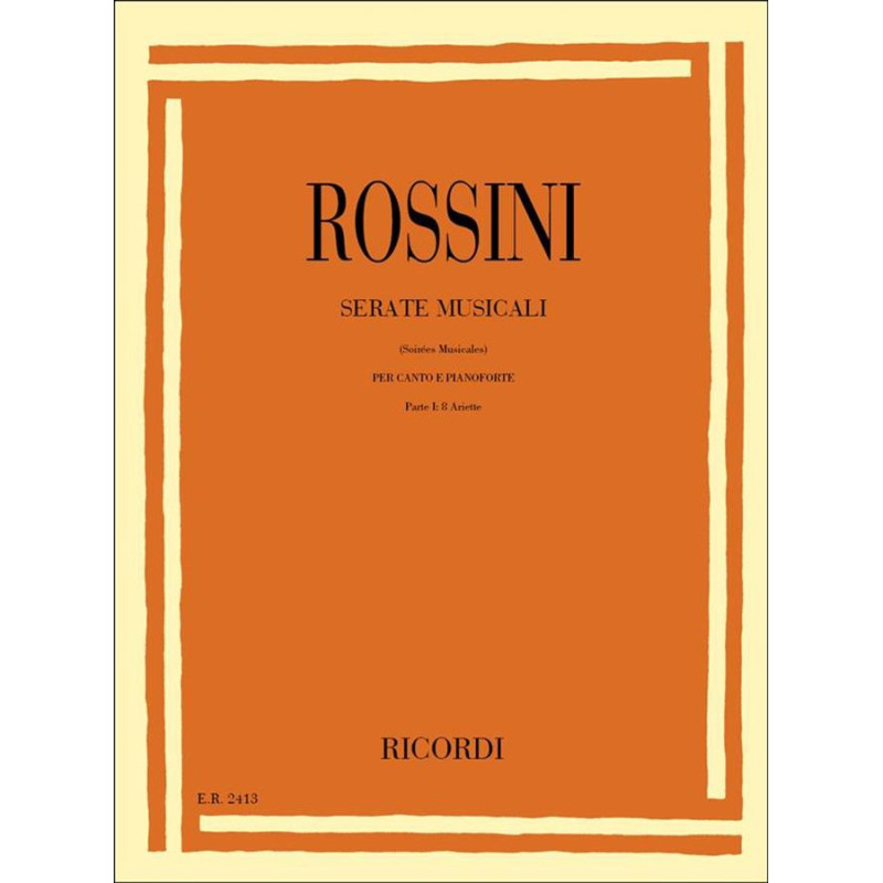 Serate Musicali - Volume 1 - Gioachino Rossini -  Vocal Duets with Piano