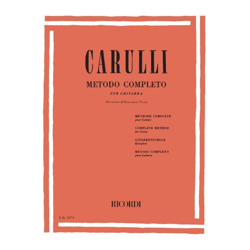 METODO COMPLETO  - FERDINANDO CARULLI - CHITARRA