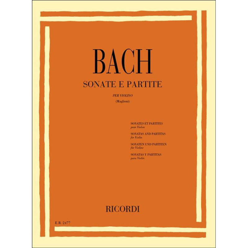 Sonate e partite per Violino - Sonatas And Partitas For Violin - Bach