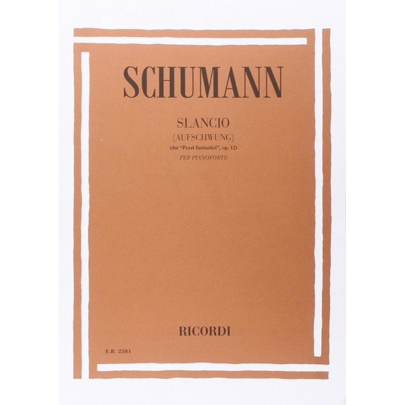 Pezzi Fantastici Op. 12: Slancio - Robert Schumann - Pianoforte