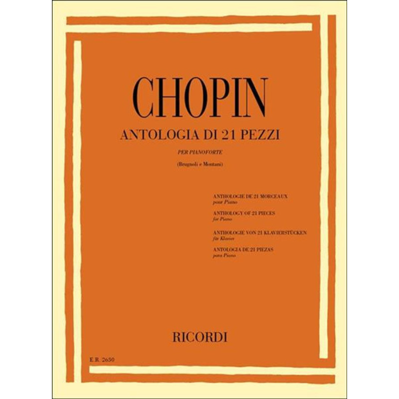 Antologia Di 21 Pezzi - Frédéric Chopin -  Per Pianoforte