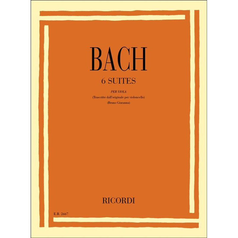 6 SUITES PER VIOLA BWV 1007 - 1012  - JOHANN SEBASTIAN BACH - VIOLA