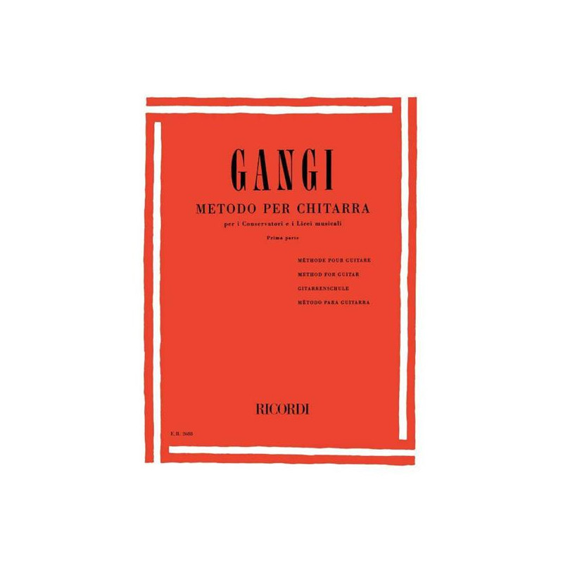 GANGI - METODO PER CHITARRA PARTE 1