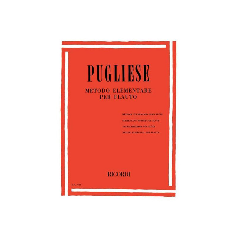N. PUGLIESE - METODO ELEMENTARE PER FLAUTO