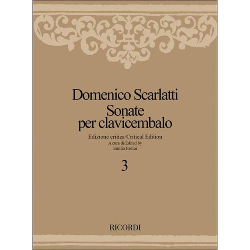 Sonate Per Clavicembalo - Volume 3 - Domenico Scarlatti