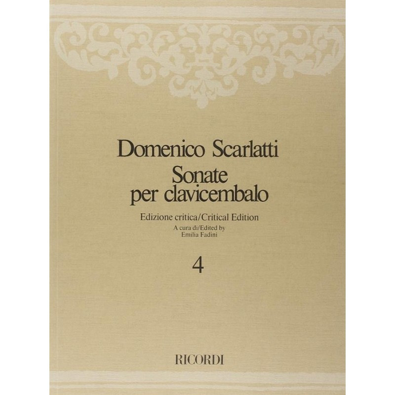 Sonate Per Clavicembalo - Volume 4 - Domenico Scarlatti