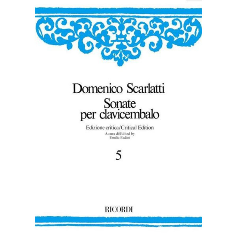 Sonate Per Clavicembalo - Volume 5 - Domenico Scarlatti
