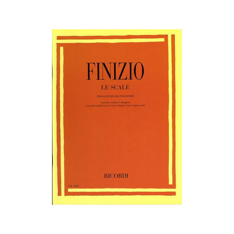 FINIZIO - LE SCALE PER PIANOFORTE - STUDIO DEL PIANOFORTE
