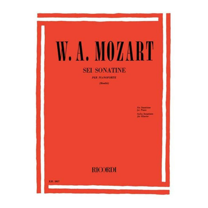 6 Sonatine - Wolfgang Amadeus Mozart - Pianoforte -  R. Risaliti