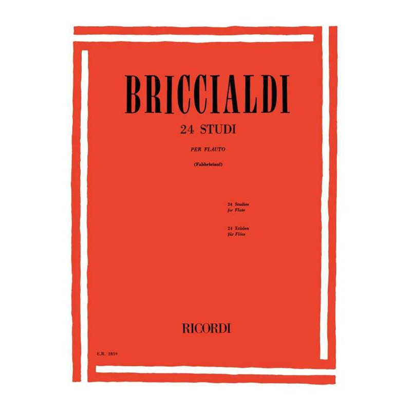 24 STUDI  - GIULIO BRICCIALDI - FLAUTO
