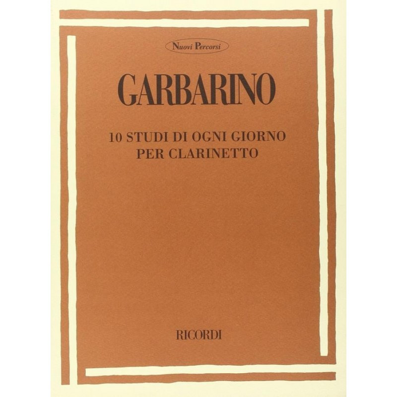 10 Studi Di Ogni Giorno - Giuseppe Garbarino - clarinetto