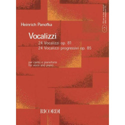 24 Vocalizzi Opus 81 + 2 CD - Heinrich Panofka - voce e piano
