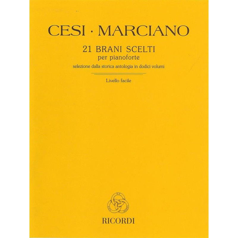 21 Brani Scelti - Cesi-Marciano - Pianoforte livello facile