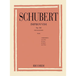 Improvvisi Opus 142 - Franz Schubert - Pianoforte - spartiti