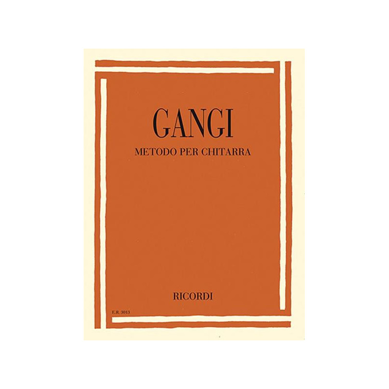 M. GANGI - METODO PER CHITARRA - ED. RICORDI