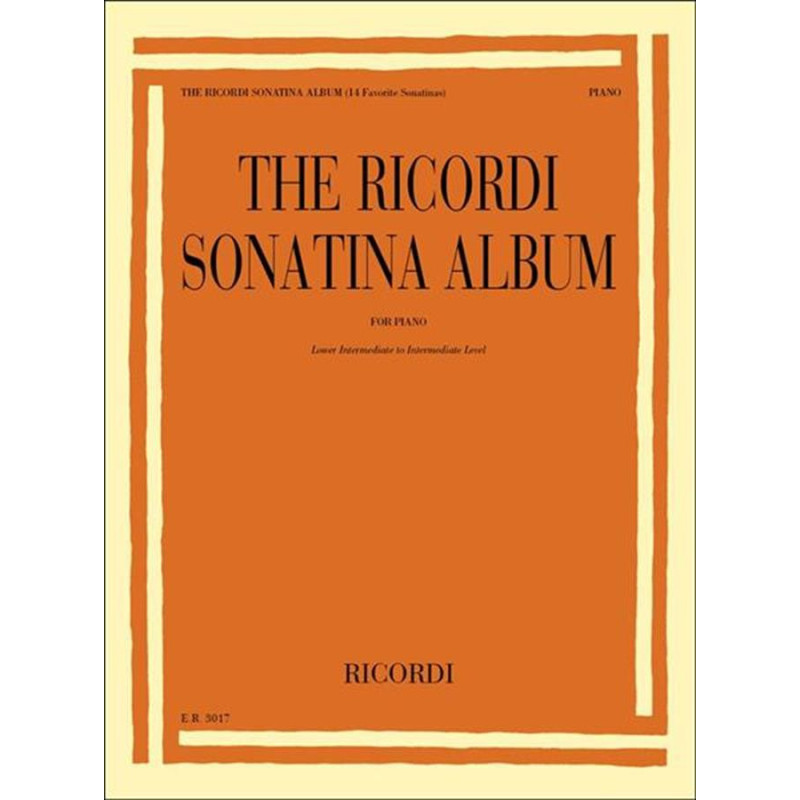 The Ricordi Sonatina Album - Various - livello medio e medio basso - pianoforte