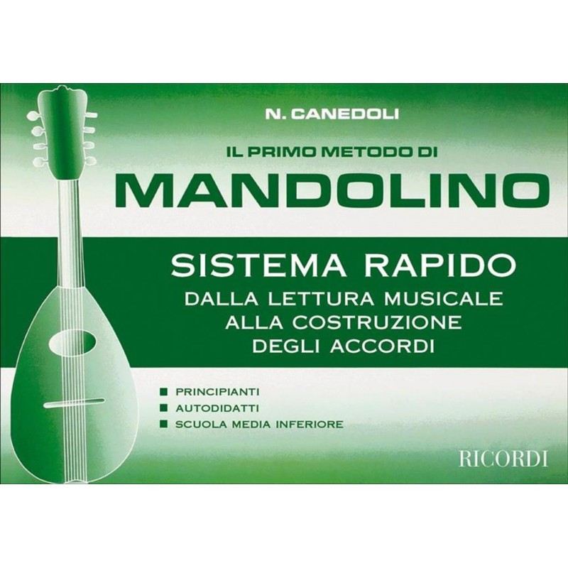 Il Primo Metodo Di Mandolino - N. Canedoli - Mandolin or more Mandolins