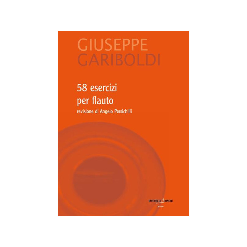 G. GARIBOLDI - 58 ESERCIZI PER FLAUTO - ED. RIVERBERI SONORI