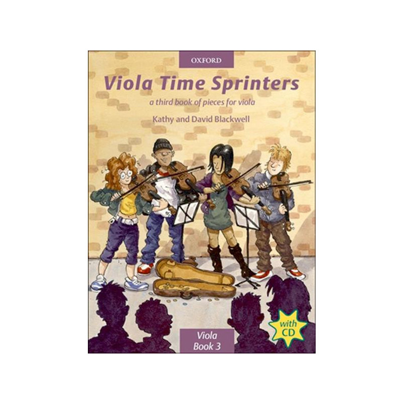 BLACKWELL - VIOLA TIME SPRINTERS + CD - METODO DI VIOLA PER BAMBINI VOL 3
