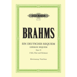 Ein Deutsches Requiem Op.45 - German Requiem - Brahms - 2 soli, chor & orchester